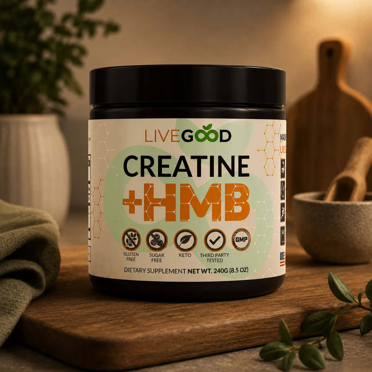 Best Creatine HMB Supplement on the market by LiveGood