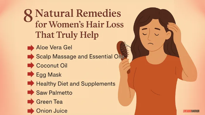 8 Natural Remedies for Women’s Hair Loss That Truly Help